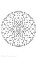 Mandalas Geo kleurplaat 31